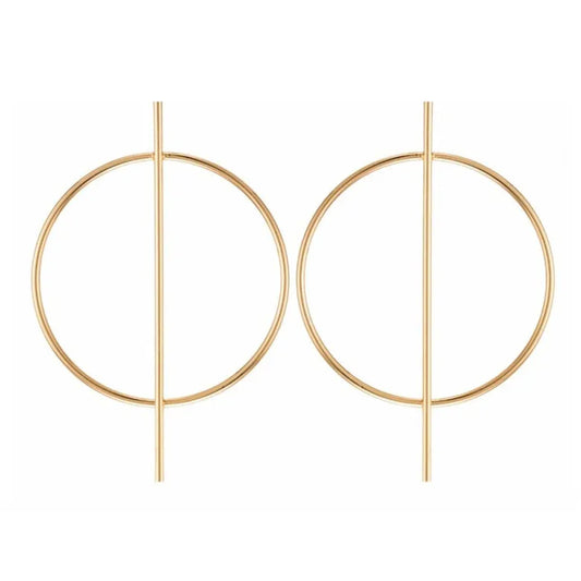 Retro Gold Hoop