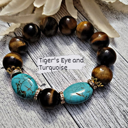 Tiger's Eye and Turquoise