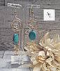 Turquoise Spiral Drop
