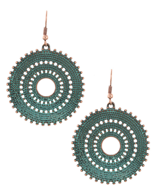 Round Metal earring
